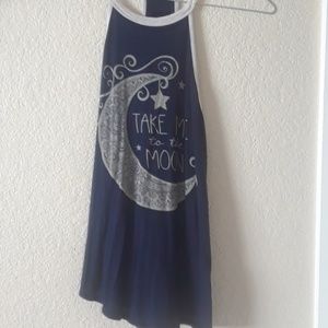 "Take me to the moon" tank top